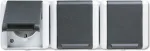 JUNG 8230 W montažinė dėžutė, tipas F, 226&times;75&times;58 mm