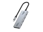 GEMBIRD UHB-CM-U310-C4-01 USB-C 3.2 Gen 2 4 prievadų stotelė