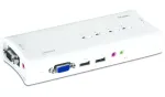 KVM jungiklis Trendnet TK-409K 4 prievadų USB VGA 2048x1536 1.6m mėlynas
