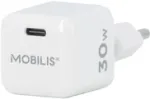 Mobilis Nano Wall Charger 30W USB-C GaN pagamintas Prancūzijoje (001383)