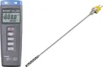 VOLTCRAFT K102 + TP 201 temperatūros matavimo prietaisas -200 iki +1370 &deg;C, zondo tipas K