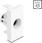 TOSLINK optinis movas DELOCK Easy 45 modulis, lizdas į lizdą, baltas