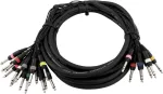 Audio snake kabelis Omnitronic 8xJack į 16xJack mono 15 m