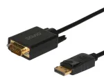 SAVIO DisplayPort į VGA (D-Sub) kabelis 1,8 m, juodas