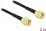 Anteninis kabelis DeLOCK RP-SMA į RP-SMA LMR/CFD100 2m