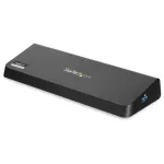 StarTech.com USB 3.0 dokavimo stotelė dviem monitoriams su HDMI ir 4K DisplayPort - USB 3.0 į 4x USB-A, Ethernet, HDMI ir DP - universali USB Type A ne&scaron;iojamojo kompiuterio dokavimo stotelė, skirta Mac ir Windows