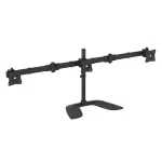 StarTech.com Trijų monitorių stovas stalvir&scaron;iui - &scaron;arnyrinis, spaustuvinis, 24 kg, 33 cm (13 col.), 68,6 cm (27 col.), 100 x 100 mm, juodas