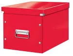Leitz Box Click & Store WOW Cube Large Storage Box, didelė laikymo dėžė, raudona