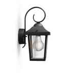 Sieninis lauko &scaron;viestuvas Philips myGarden Buzzard 60W E27 juodas aliuminis (be lemputės)