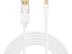 Sandberg DP-MiniDP 1.2 4K M-M 2m, 2 m, DisplayPort, Mini DisplayPort, Ki&scaron;tukas, Ki&scaron;tukas, Baltas