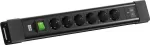 BACHMANN CONNECTUS 6xCEE7/3 1 jungiklis, 1xUSB C/C 65W L=2,0m CEE7/7 juoda (BM0022777)