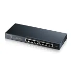 Zyxel GS1900-8 valdomas L2 gigabitinis eterneto (10/100/1000) jungiklis juodas