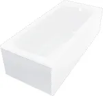 DEANTE Prizma Bathtub Panel 180 cm - Short Side White Glossy