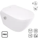 DEANTE CSID6ZPW Smart Wall-Hung Toilet with Bidet Function - Pro