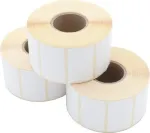 ARTDEV ETP 050-030 K40 D100 terminio perkėlimo etikečių ritinys 50 x 30 mm, 100 mm OD, 40 mm &scaron;erdis, 1500 etikečių / ritinyje, baltas popierius