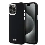 DKNY DKHMP14XSMCHLK Hardcase Liquid Silicone MagSafe Dėklas, skirtas Apple iPhone 14 Pro Max 6,7 inch Juodas