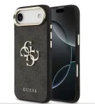 Guess 4G Big 4G Classic Logo galinis dangtelis Apple iPhone Air &ndash; juodas / auksinis