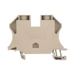 Weidm&uuml;ller 1040400000 - 16 mm&sup2; Sraigtinis gnybtų blokas, 1000 V, 76 A, DIN bėgiui, tamsiai smėlio spalvos