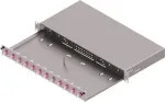 ZVK EasyLan Skaidulinės optikos skirstymo skydas Basic LSB0B224 C klasė 1U 12 prievadų 12x LC-Duplex OM4
