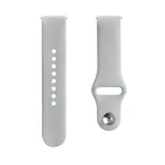 Evelatus Watch 22mm Silicone Loop Watch Strap (S/M 110mm) Gray
