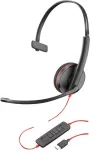 Poly Blackwire C3210 USB-C &ndash; 3200 Series &ndash; Pridedamas ausinis monofoninis ausinių rinkinys su triuk&scaron;mo slopinimo mikrofonu &ndash; Juoda