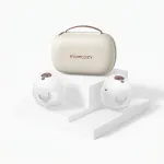 Momcozy M5 Smart Wearable Breast Pump &ndash; Shell Breast Pump, App Control, Wireless, Double, Red