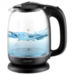 Mesko MS 1302b Elektrinis virdulys | 2200 W | 1.7 L | Stiklinis | 360&deg; sukamasis pagrindas | Juodas