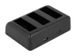 Newell SDC-USB Triple-Channel Charger for DJI Osmo Action BCX204 Batteries