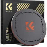 K&F Concept M-Cap magnetinis objektyvo dangtelis 86mm juodas