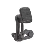 SBS Magnetic Double Clip automobilinis telefono laikiklis &ndash; universalus i&scaron;maniojo telefono laikiklis su stipriais neodimio magnetais, 360&deg; sukimu, juodas