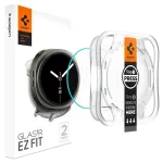 Spigen GLAS.tR EZ Fit grūdinto stiklo ekrano apsauga Samsung Galaxy Watch 8 / Watch 9 (40 mm), 2 vnt. (AGL09874)