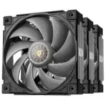 SUDOKOO Mach120 PWM Fan 3-Pack, 120mm, juoda