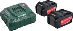 Metabo 685050000 Basic-Set, 2 x 4,0 Ah 18 V maitinimo elementų ir krovimo įrenginio komplektas