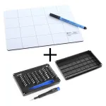 iFixit Mako 64 bitų atsuktuvų rinkinys + Pro magnetinis projektų kilimėlis