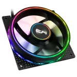 Cryorig Crona S CR-XRS1 120 mm ventiliatorius su PWM ir ARGB, juodas
