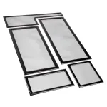 Dulkių filtras DEMCiflex 0677 CaseLabs Bullet BH7, juodas, 5 vnt. pakuotė