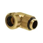 Barrow Multi-Link Adapter TWT90KND-K12 90&deg; G1/4 vyri&scaron;kas prie 12 mm kieto vamzdelio sukamas, auksinis