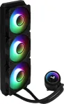 Aerocool MIRAGEL360 skysčio au&scaron;intuvas CPU 3x12cm ARGB ventiliatoriai TDP 550W juodas