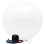 Tunturi Gymball 65 cm Anti-Burst mank&scaron;tos kamuolys &ndash; Off-White su rankiniu siurbliu