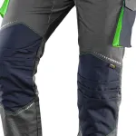 NEO Tools 81-247-XL profesionalios darbo kelnės, kelių apsaugų ki&scaron;enės, pilkos-juodos, XL