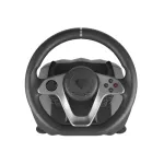 Vairavimo ratukas GENESIS Seaborg 400 Black, Silver su pedalais, USB, Nintendo Switch, PC, PlayStation 4, PlayStation 3, Xbox 360, Xbox One, Xbox One S, Xbox One X