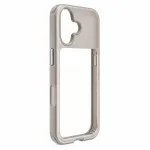 Evelatus Apple iPhone 17 LiveCase hibridinis dėklas su stovu PC+TPU sidabrinis