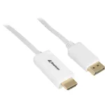 Adapteris Sharkoon DisplayPort 1.2 &rarr; HDMI 4K Active 2 m 60 Hz