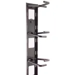 APC NetShelter kabelių valdymo vertikalus rinkinys, 8 žiedai, juodas, 55 mm x 766 mm x 85 mm