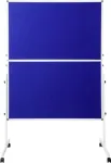 SpeaKa Professional Moderation Board SP-PB-B01 mėlyno filco 1250 x 1850 mm sulankstoma su ratukais dvipusė SP-12058196