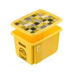 keeeper laikymo dėžė su dangčiu 30L Karolina &ldquo;Minions Mosaic&rdquo; 45x35x27cm geltona