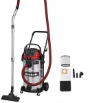 Einhell TE-VC 4090 SACL &scaron;lapio ir sauso siurbimo dulkių siurblys 40 L nerūdijančio plieno, dulkių klasė L, 2347445