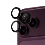 PanzerGlass Hoops fotoaparato objektyvo apsauga, juoda, skirta iPhone 18 Pro | 18 Pro Max