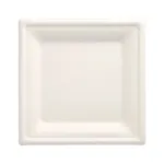 PAPSTAR Pure cukranendrių lėk&scaron;tė, kvadratinė, 200 x 200 mm, 50 vnt., kompostuojama, tinkama mikrobangų krosnelei 89744