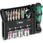 Wera Tool-Ccheck Modular Imperial mini reketinis, lizdų ir antgalių rinkinys, 21 vnt. (05049001001)